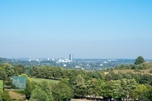 Blick auf Bonn - man erkennt deutlich den Telekom-Tower
